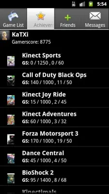 Xbox/PS3 android App screenshot 1