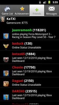 Xbox/PS3 android App screenshot 3